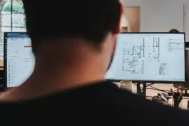 Professionelles Business Shooting im Architekturbüro 3bStoff. 