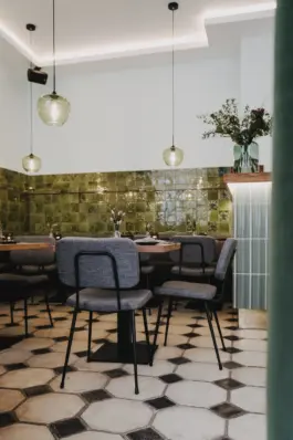 Innenraum des Restaurants Gemmel in Saarbrücken 