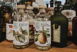 Detailaufnahme im Restaurant Gemmel in Saarbrücken 