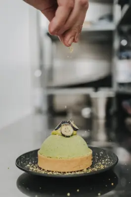 Detailaufnahme im Restaurant Gemmel in Saarbrücken 