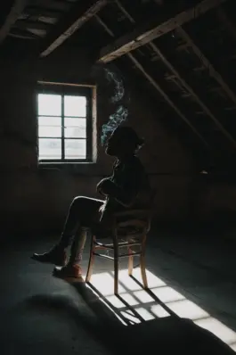 Porträt eines Mannes im natürlichen Licht - Fotografin im Saarland 