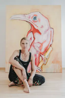 Künstlerin Tina Paulus im Portrait, aufgenommen für eine SPIEGEL-Sonderausgabe. 