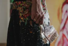 Künstlerin Tina Paulus im Portrait, aufgenommen für eine SPIEGEL-Sonderausgabe.